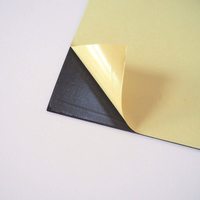 Black EVA foam, 2 mm thick - 60x50 cm - self-adhesive