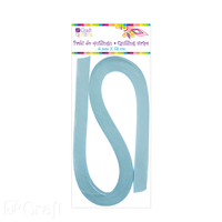 Pearl quilling strips - turquoise - 6mm