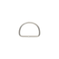 Half metal circle 30x20 mm 10pcs
