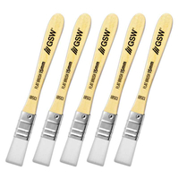 Flat synthetic brushes – 5 pcs.