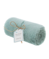 Plush fur 15cm x 1m mint