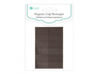 Stick-on magnetic rectangles - 12pcs