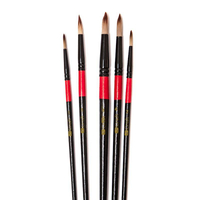 Set of round brushes - 5 pieces