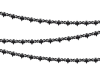 Girlanda bibułowa Nietoperze - czarna -  4m