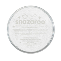 Face and body paint glossy white Snazaroo